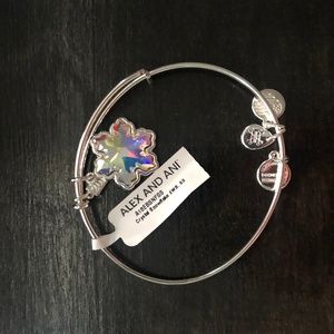 Alex and Ani Swarovski Crystal Snowflake Bracelet